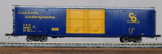 Dave Reid's 60 ft C & O for Progress DD Boxcar. 