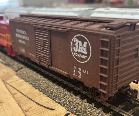 DICK HANNA'S 3 M STEEL SD BOXCAR